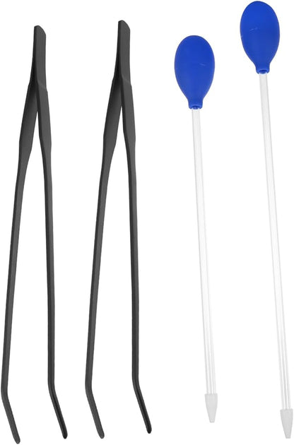 Yardwe 4pcs Aquarium Tank Cleaner Tools Set Tweezers Pipette Easy Water Change by YARDWE