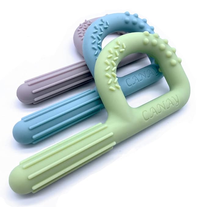 Xtra Tough Hand-Held Sensory Chew Toys by CANAY