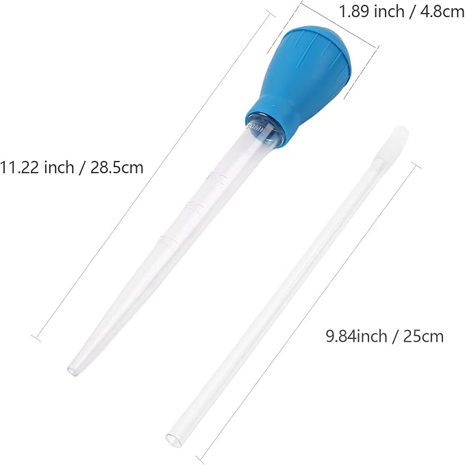 2Pcs Manual Fish Tank Cleaning Tools, 30ml Aquarium Water Changer, 21 Inches - Image 2