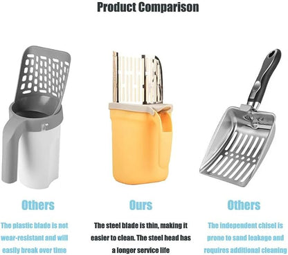 Cat Litter Scoop, Large Capacity Mess-Free Cat Litter Scooper - Image 5