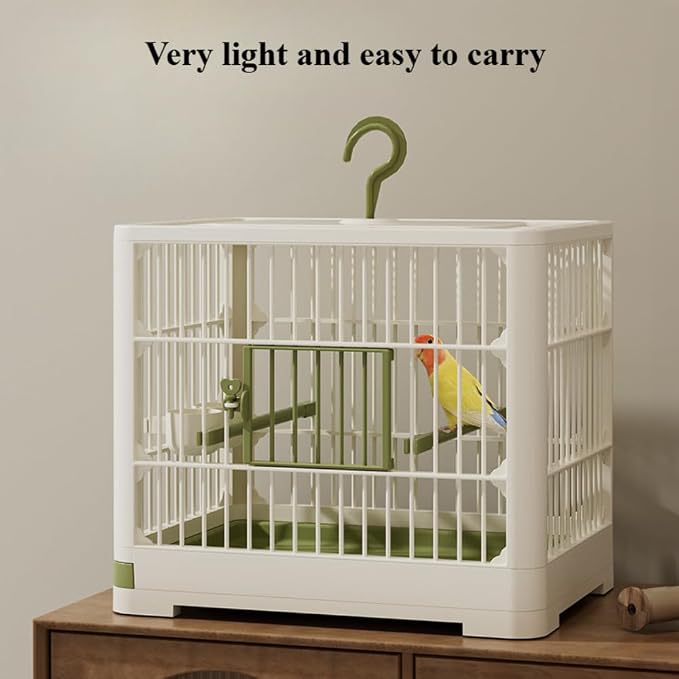 Travel Bird Cage Bird Travel Carrier Ornamental Birdcages Features Standing - Image 2