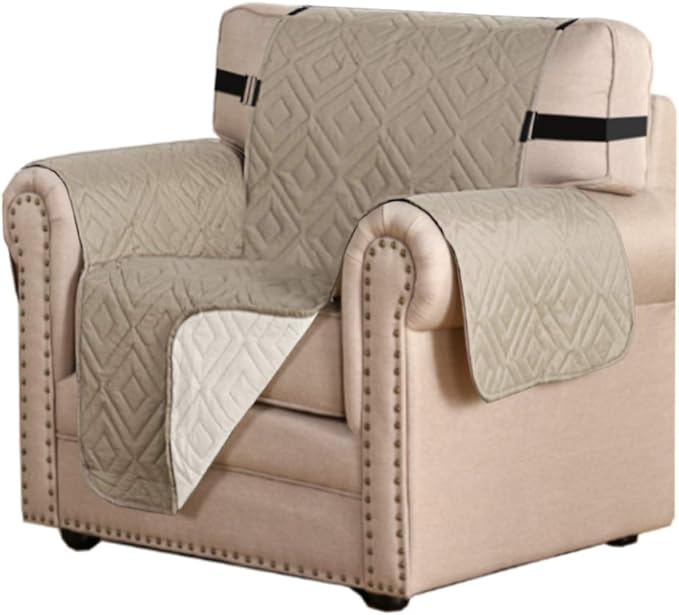 H.VERSAILTEX Reversible Chair Cover Furniture Protector Anti-Slip Couch Cover by HVERSAILTEX