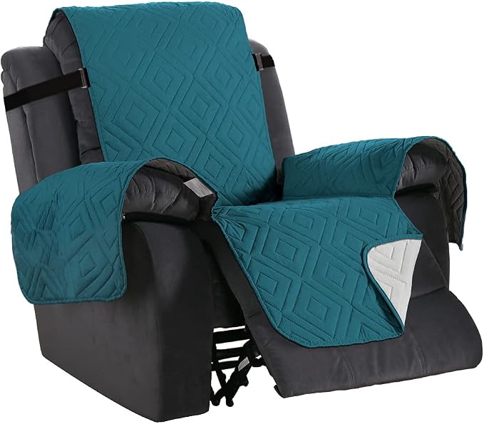 H.VERSAILTEX Reversible Quilted Recliner Covers Water Resistant Furniture by HVERSAILTEX