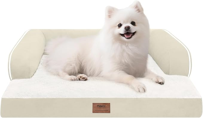 Small Dog Bed Orthopedic Washable Cat Bed Memory Foam Small Couch Sofa Indoor by Mekiy