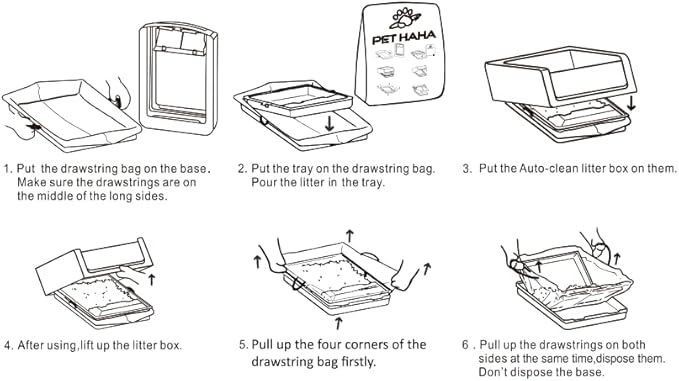 Crystal Cat Litter and Disposable Litter Trays 5 Sets Compatible - Image 8