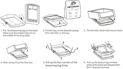 Crystal Cat Litter and Disposable Litter Trays 5 Sets Compatible - Image 8