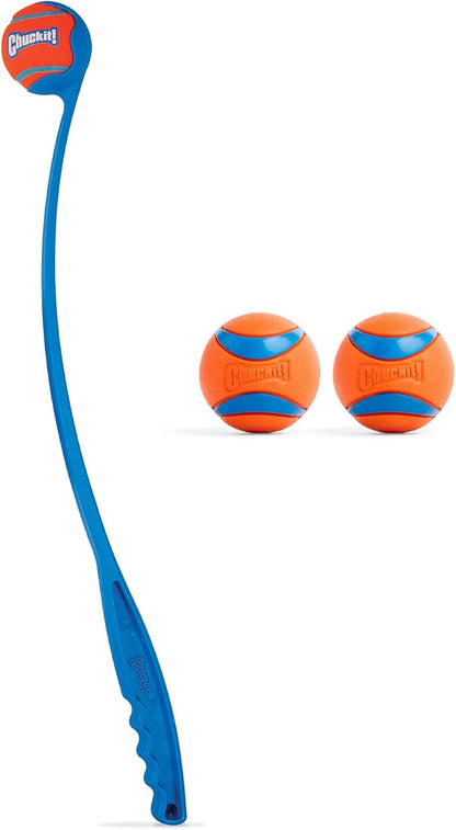 Chuckit! Ultra Dog Ball & Launcher Bundle Classic 26M 26" Length by Chuckit