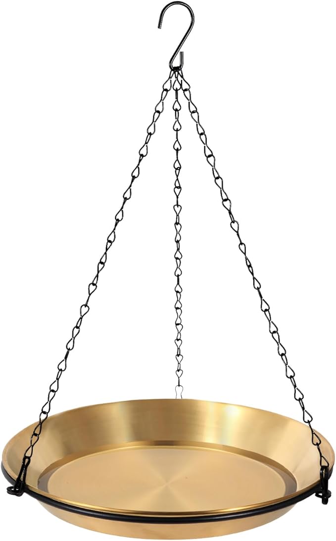 Hanging Bird Bath Bird Feeder Bowl by HRAYLTOP