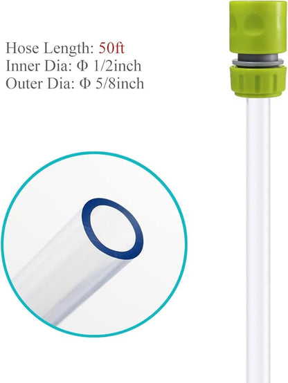 50ft Aquarium Water Changer Gravel & Sand Cleaner Fish Tank Siphon Cleaning - Image 2