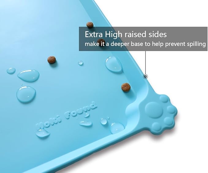Hoki Found X-Large Silicone Pet Food Mats Tray - Image 2