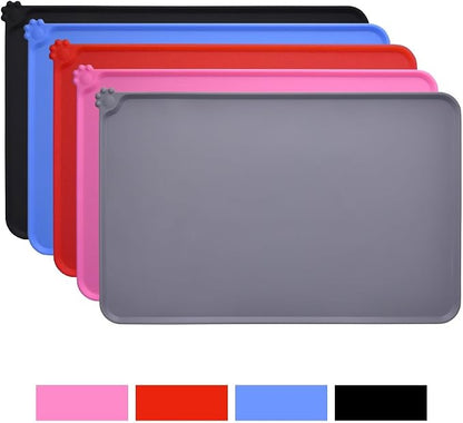 Guardians Silicone Dog Cat Bowl Mat, Non Slip Pet Feeding Mat, Waterproof - Image 6