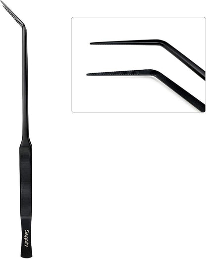 Segarty Aquarium Tools, 6 in 1 Stainless Steel Aquatic Plant Tweezers Scissor - Image 6