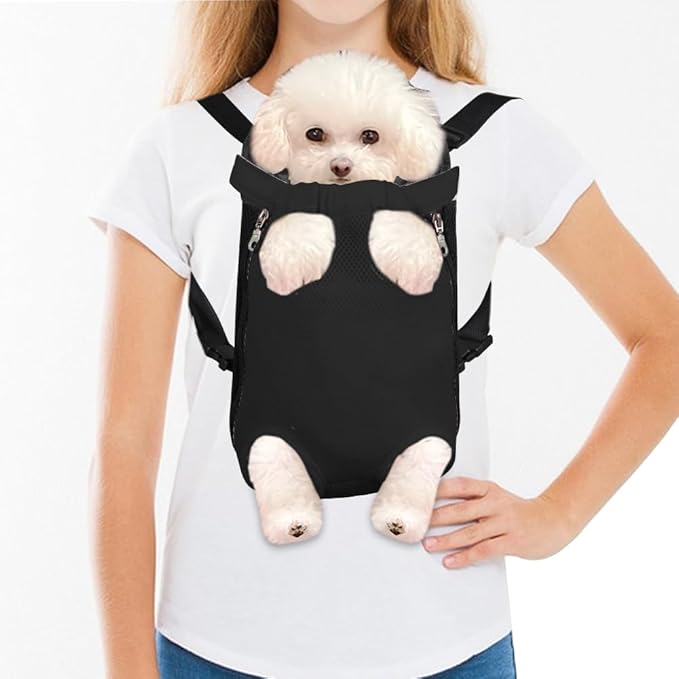 FEimaX Dog Carrier Backpack Pet Legs Out Front Cat Travel Bag, Adjustable Puppy by FEimaX