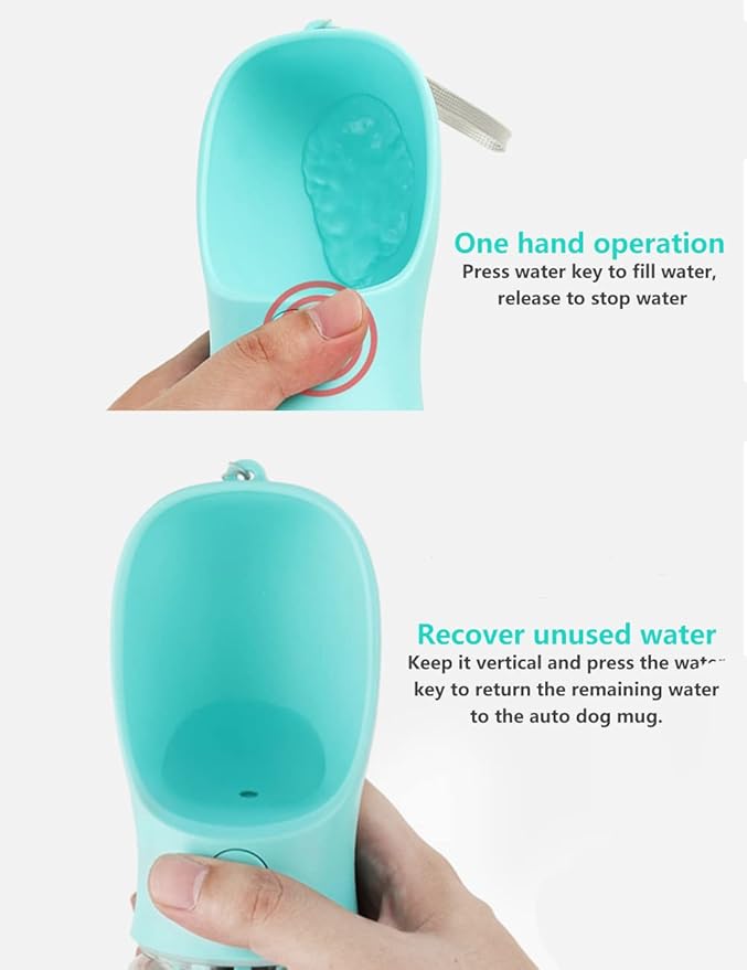 Kalimdor Dog Water Bottle, Leak Proof Portable Puppy Water Dispenser - Image 4