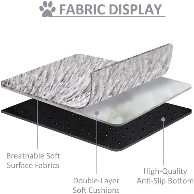 Original Calming Donut Dog and Cat Bed in Shag Fur, Dog Beds - Image 2