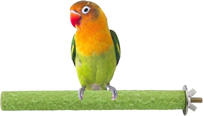 Hypeety Bird Cage Perch Stand Wooden Paw Grinding Toy Chew Toys by Hypeety