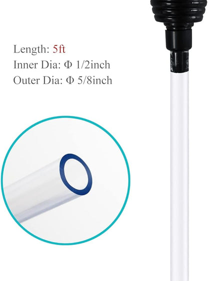 5ft Aquarium Siphon Vacuum Cleaner - Image 4