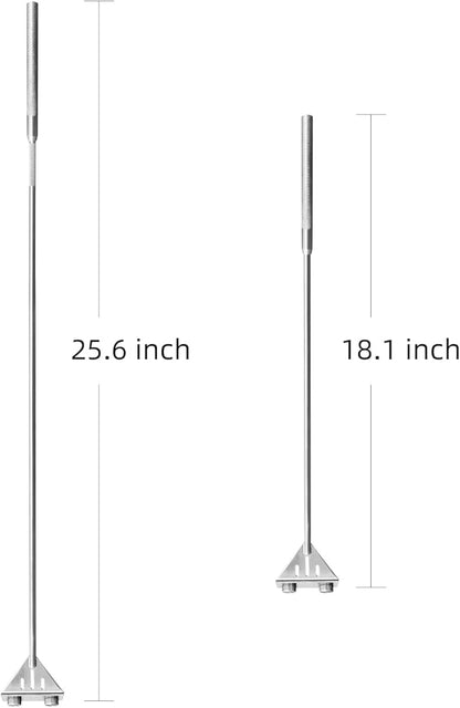 Kirecoo Algae Scraper for Glass Aquariums, 25.6" Fish Tank Cleaner, Stainless - Image 2