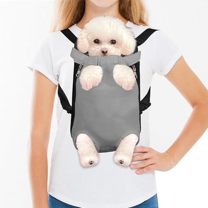 FEimaX Dog Carrier Backpack Pet Legs Out Front Cat Travel Bag, Adjustable Puppy by FEimaX
