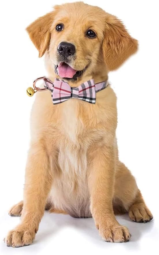 Yizepet Dog Collar with Bow Tie- Adjustable pet Collar - Image 6