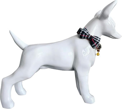 Yizepet Dog Collar and Leash Set-Plaid Puppy Collar - Image 4