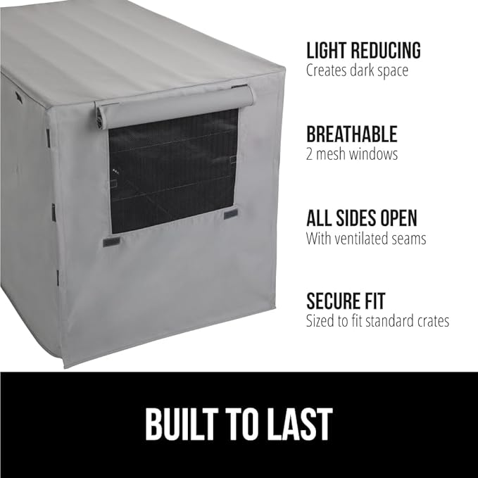GORILLA GRIP Dog Crate Covers Compatible - Image 2