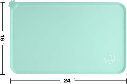 Silicone Waterproof Dog Cat Pet Feeding Mats, Non Slip, Easy Clean Pet Dog Cat - Image 3