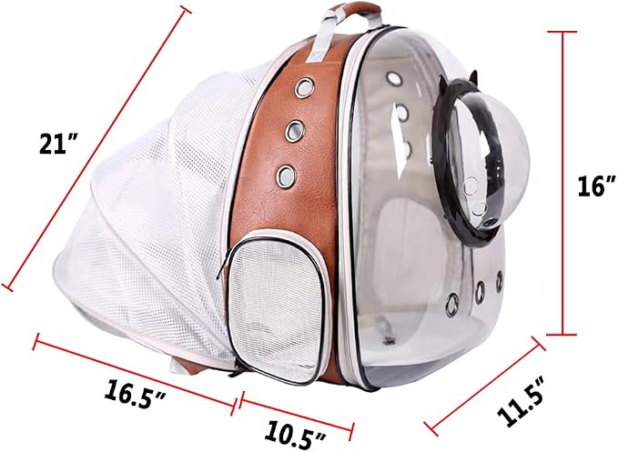 Expandable Cat Carrier Backpack, Backpack - Image 2