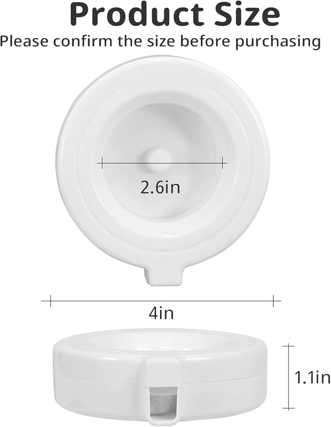 8Pcs Gravity Pet Water Fountain Filters, Automatic Pet Waterer Replacement - Image 4