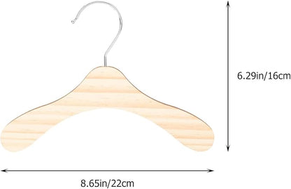 10pcs 8.66-inch Wooden Pet Hangers - Image 7