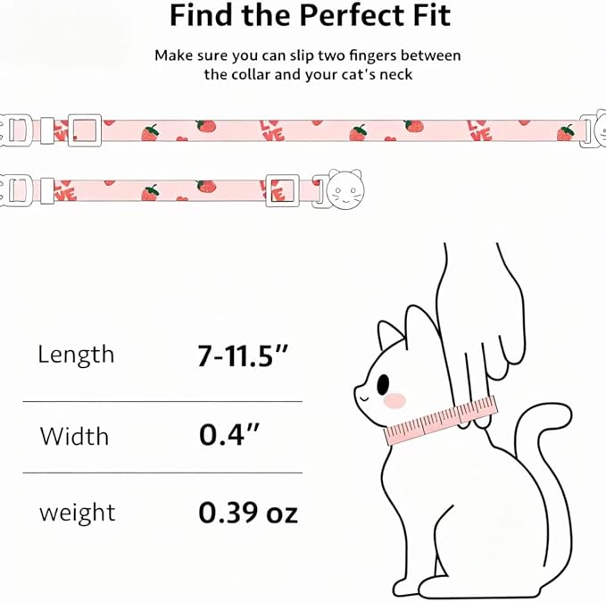 2-Pack Cotton Breakaway Cat Collar - Image 6