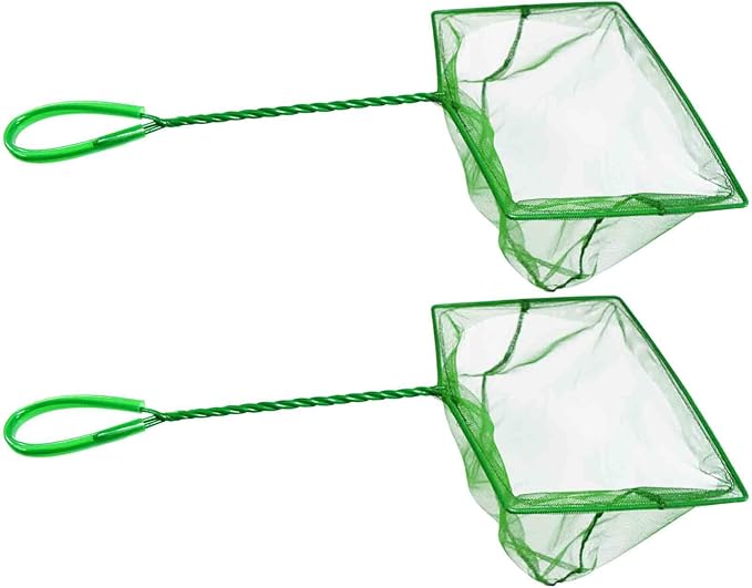Aquarium Fishing Net Fish Tank Cleaning Tools Fine Mesh Net by AOODOOM
