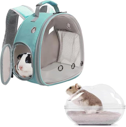 Portable Travel Backpack Habitat by LightUpYourPetsLife