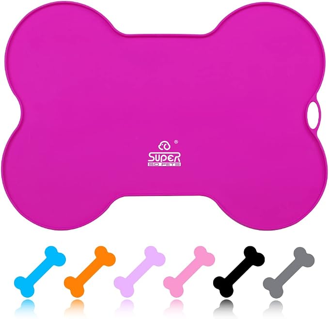Super Design Dog Food Mat Dog Bowl Mat by SUPERDESIGN