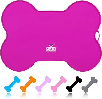 Super Design Dog Food Mat Dog Bowl Mat by SUPERDESIGN
