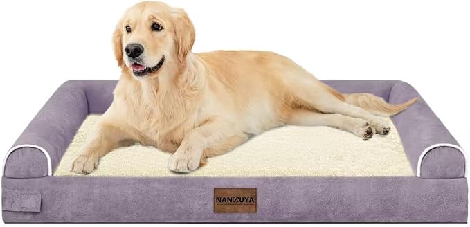 Large Dog Bed Orthopedic Washable: Beds Bolster XL Bed Medium Large Dogs Egg - Image 9
