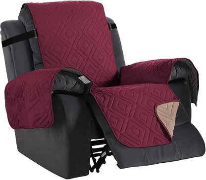 H.VERSAILTEX Reversible Quilted Recliner Covers Water Resistant Furniture by HVERSAILTEX