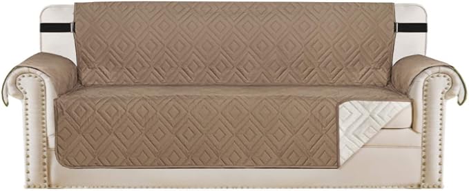 H.VERSAILTEX Reversible Sofa Slipcover Furniture Protector Water Resistant 2" by HVERSAILTEX