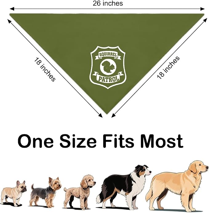 Funny Outdoor Dog Bandana, Puppy Scarf Photo Prop - Image 2