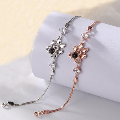Custom Photo Projection Bracelet Dog Paw Bracelets Personalized Photo Bracelet - Image 4