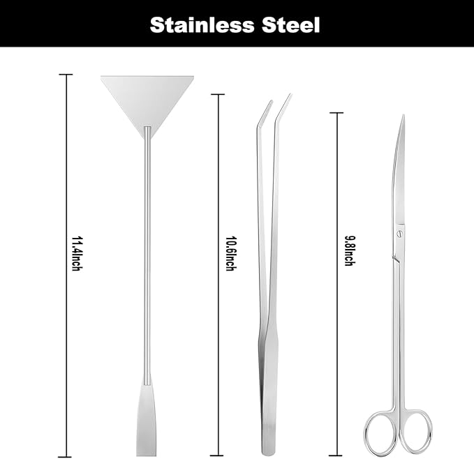 Carefree Fish 7IN1 Aquarium Cleaning Tools Long Handle Adjustable Length - Image 4