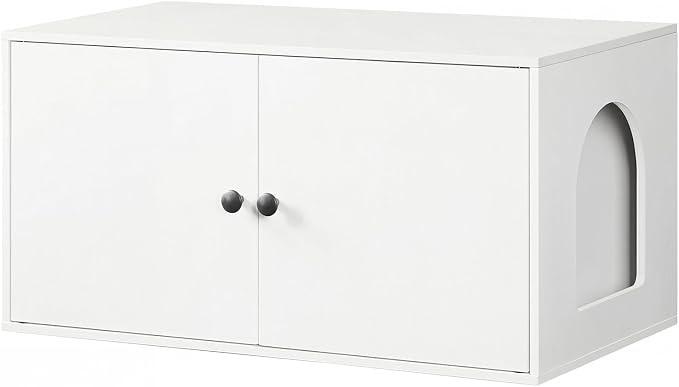HOOBRO Cat Litter Box Enclosure, Hidden Litter Box Furniture by HOOBRO
