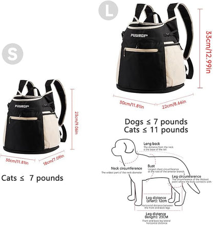 Backpack for Dog Accessories Small Dog cat go Out Bag Break Free Walk Dog Dirty - Image 6