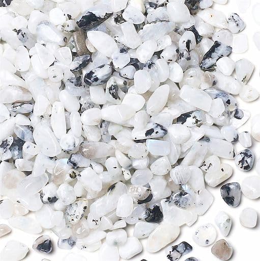 YATOJUZI Moonstone Aquarium Gravel Rocks Bulk Wholesale Tumbled Crystals Stones by YATOJUZI