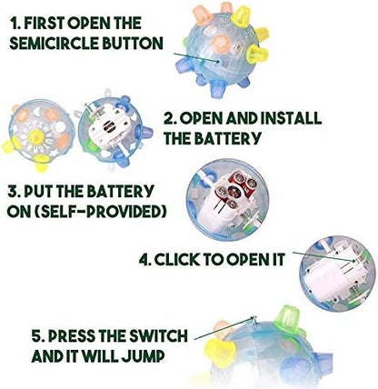 Arinda Jumping Activation Ball for Dogs Flashing Ball Light Sounds Jump - Image 6