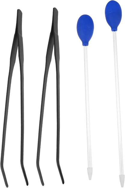 Happyyami Aquarium Cleaning Kit 4pcs Fish Tank Tools Pipette Dropper Feeder by Happyyami