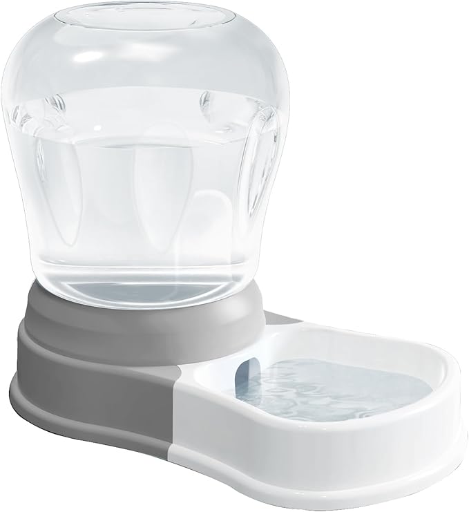 1 Gallon Automatic Dog Water Dispenser, Large Capacity Gravity Pet Water Bowl by STALTWO