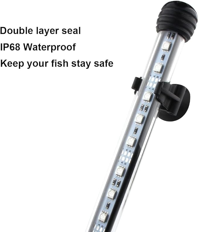 LED Aquarium Light, 23 inches Fish Tank Light RGB Color Underwater light - Image 3