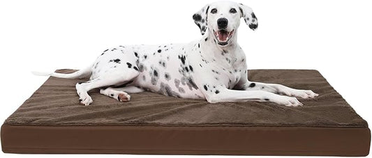 KSIIA Orthopedic Dog Bed Crate Waterproof Pet Mats by KSIIAPetProducts