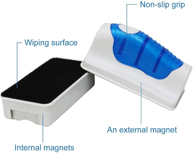 Jasonwell Magnetic Aquarium Fish Tank Glass Algae Glass Cleaner Scrubber - Image 3